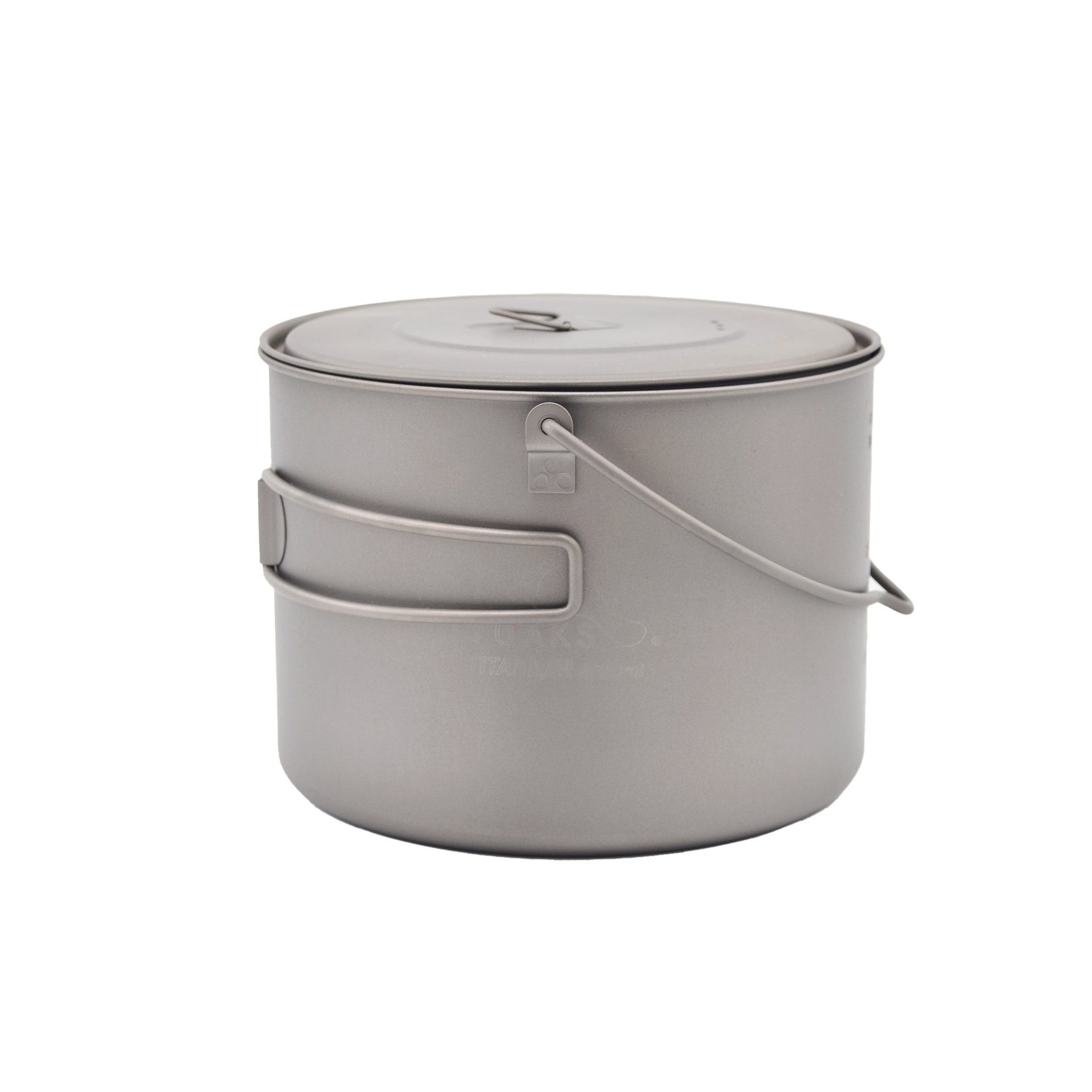 TOAKS Titanium 2000ml Pot With Bail Handle - Ultralight Camping Cookware