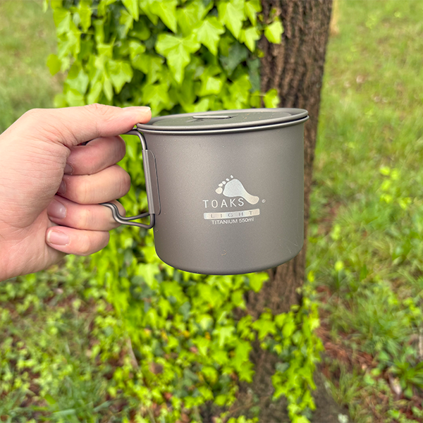 Toaks Ultralight Titanium 550ml Pot