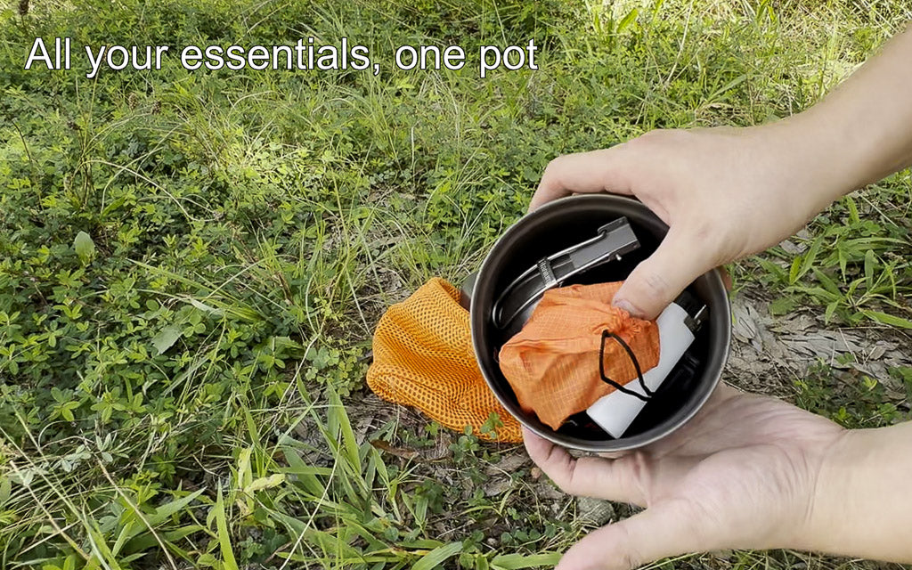 Toaks Titanium 1100ml Pot with Pan