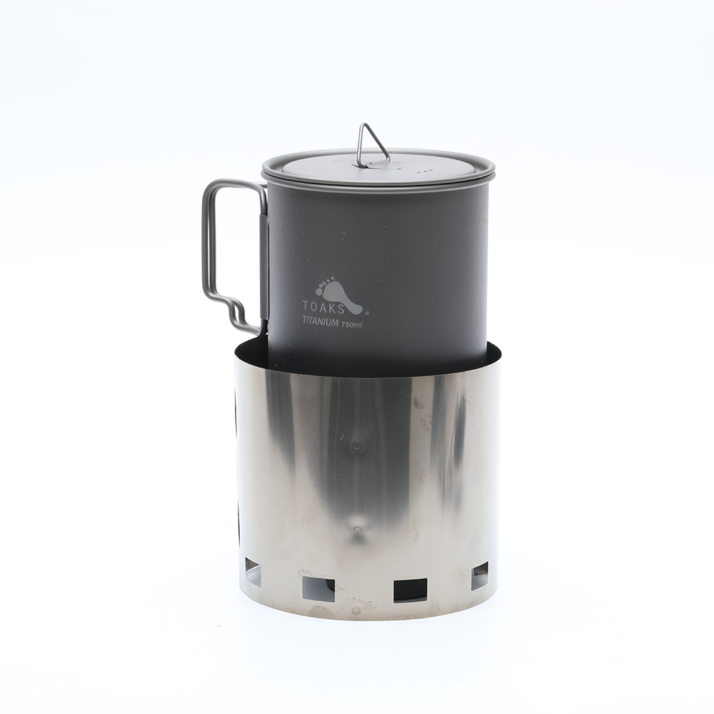 Toaks Windscreen Stand, Alcohol stove and Pot-750 Combo – TOAKS