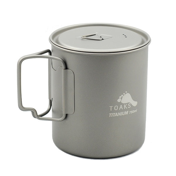 TOAKS Titanium 750ml Pot and Alcohol Stove Combo Set