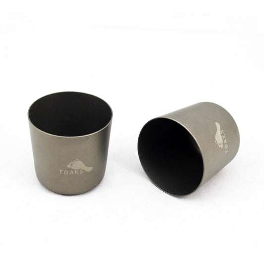 TOAKS Titanium 42ml Shot Glass (Pair of 2)