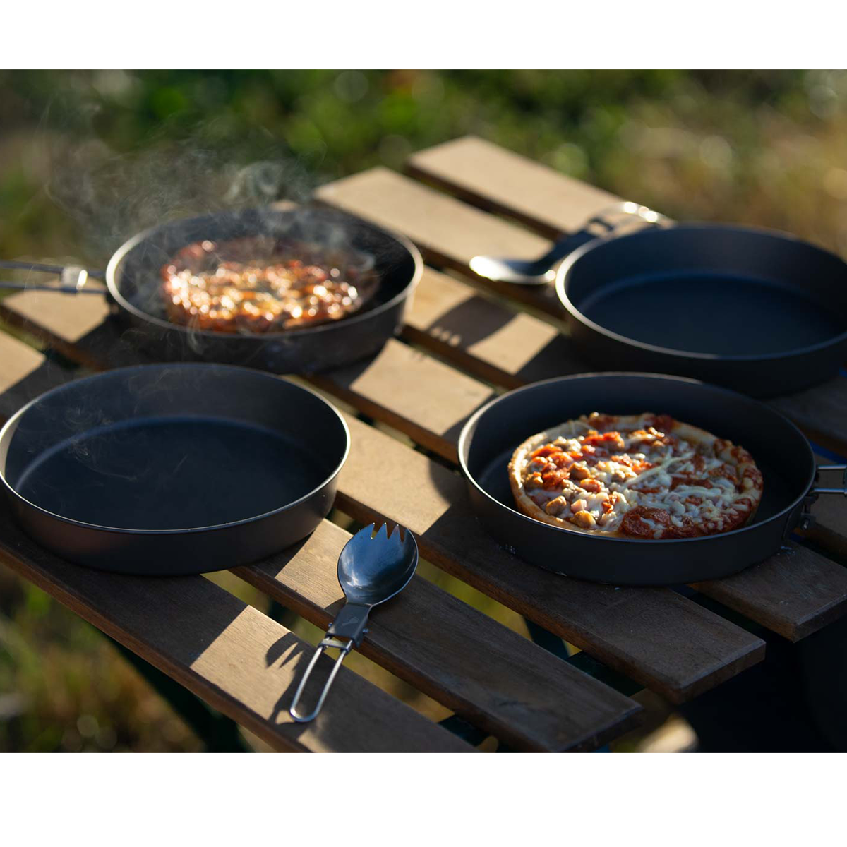 Toaks Titanium D-165mm (6.5") Deep Pan Set 4 PCS