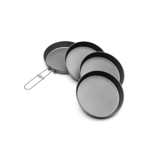 Toaks Titanium D-165mm (6.5") Deep Pan Set 4 PCS