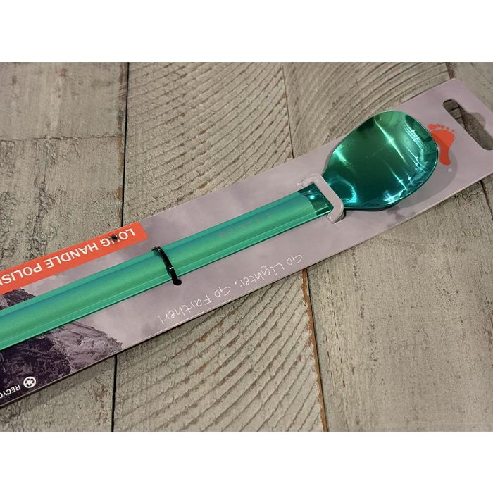 Toaks Titanium Long Handle Spoon with Polished Bowl