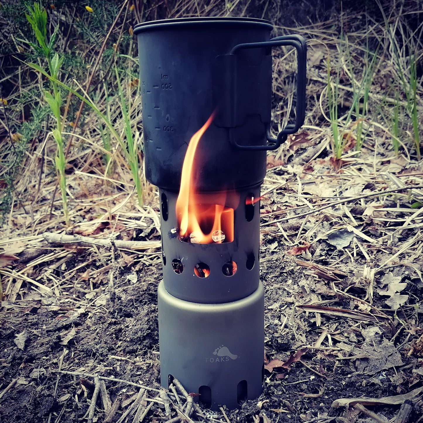 TOAKS Titanium Backpacking Wood Burning Stove (small)