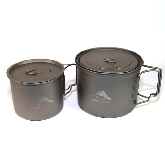 TOAKS Titanium 900ml Pot and 550ml Pot Combo Set