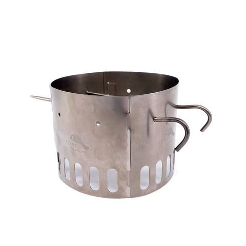 TiStand - TOAKS Titanium Alcohol Stove Dual Stand and Windscreen