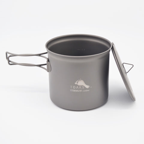 TOAKS Titanium 1100ml Pot – TOAKS Outdoor