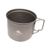 TOAKS Titanium 900ml D115mm Pot (short handles)