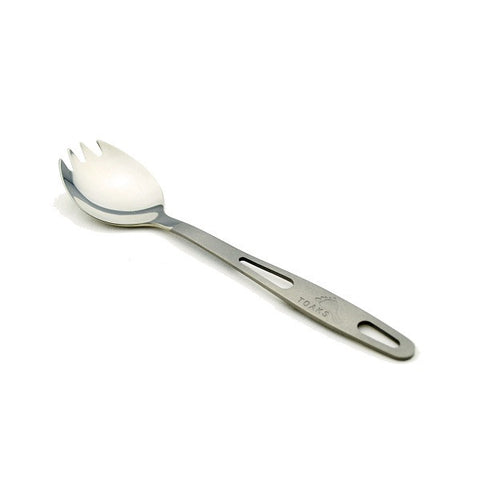 Full view of TOAKS titanium spork